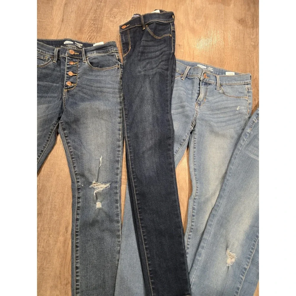 Old Navy Girls‎ Denim Jeggings Skinny Jeans Lot Size 14